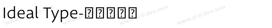Ideal Type字体转换